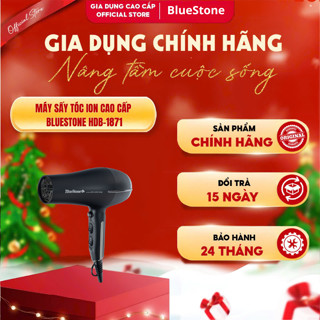  Máy Sấy Tóc Ion Cao Cấp Bluestone HDB-1871 | Giữ Ẩm Tóc | Công Nghệ Cảm Ứng | Tính Năng Tự Ngắt Điện | Bảo Hành 2 Năm 
