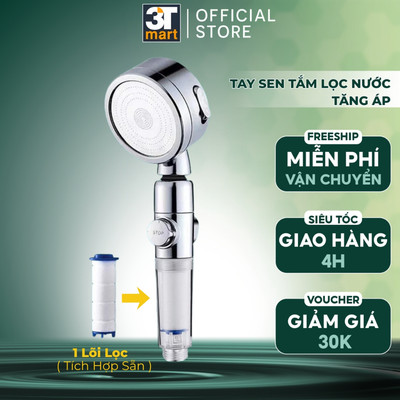 Vòi sen tắm LỌC NƯỚC TĂNG ÁP C'MON TS-12 (LỌC)