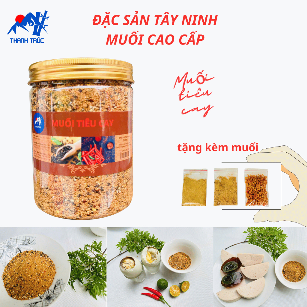 Muối Tiêu Cay - Thanh Trúc-[Hủ 500GR]