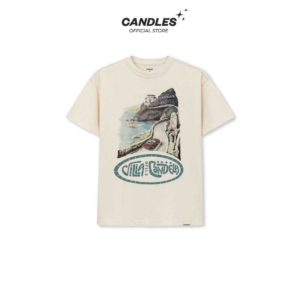 Áo Thun Candles Villa Dele Candela Oversized Tee Unisex