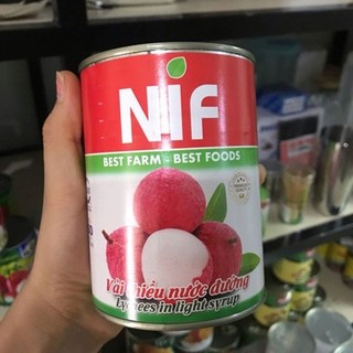 Vải hộp lon 560gam - làm trà vải siêu ngon