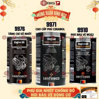 Phụ Gia Nhớt Ô Tô SENFINECO 9976/9971/9910 Bảo Vệ Động Cơ Phủ Gốm Ceramol Thêm MoS2 Đức 300ml -CHÍNH HÃNG-  BIG B