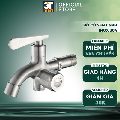 Bộ củ sen lạnh inox 304 cao cấp C'MON CSL-01