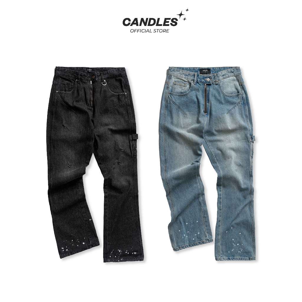 Quần Jeans Candles Nomand Straight Unisex