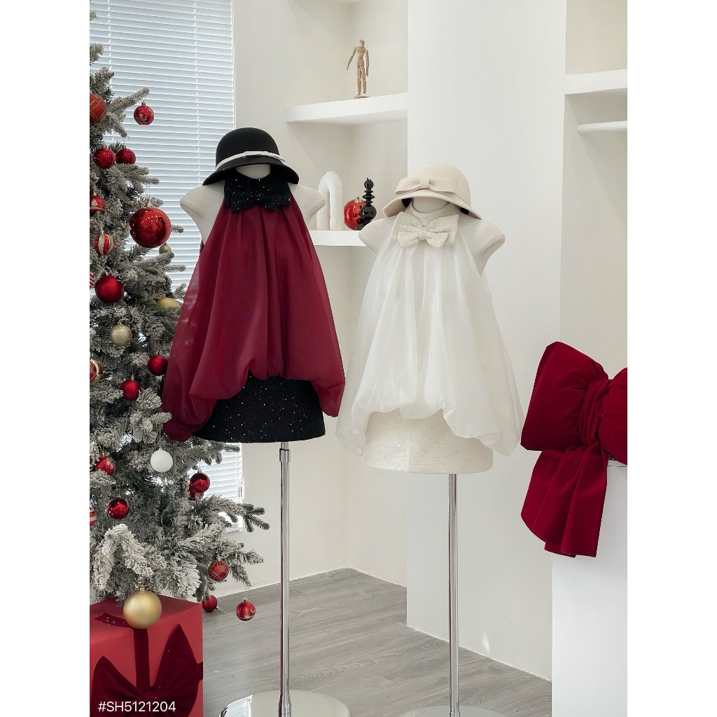 SET ÁO TƠ CỔ YẾM ĐÍNH NƠ + CV KIM SA