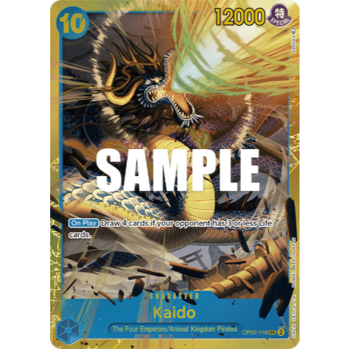 [Thẻ bài OnePiece] OP05-118 | SEC | CHARACTER Kaido
