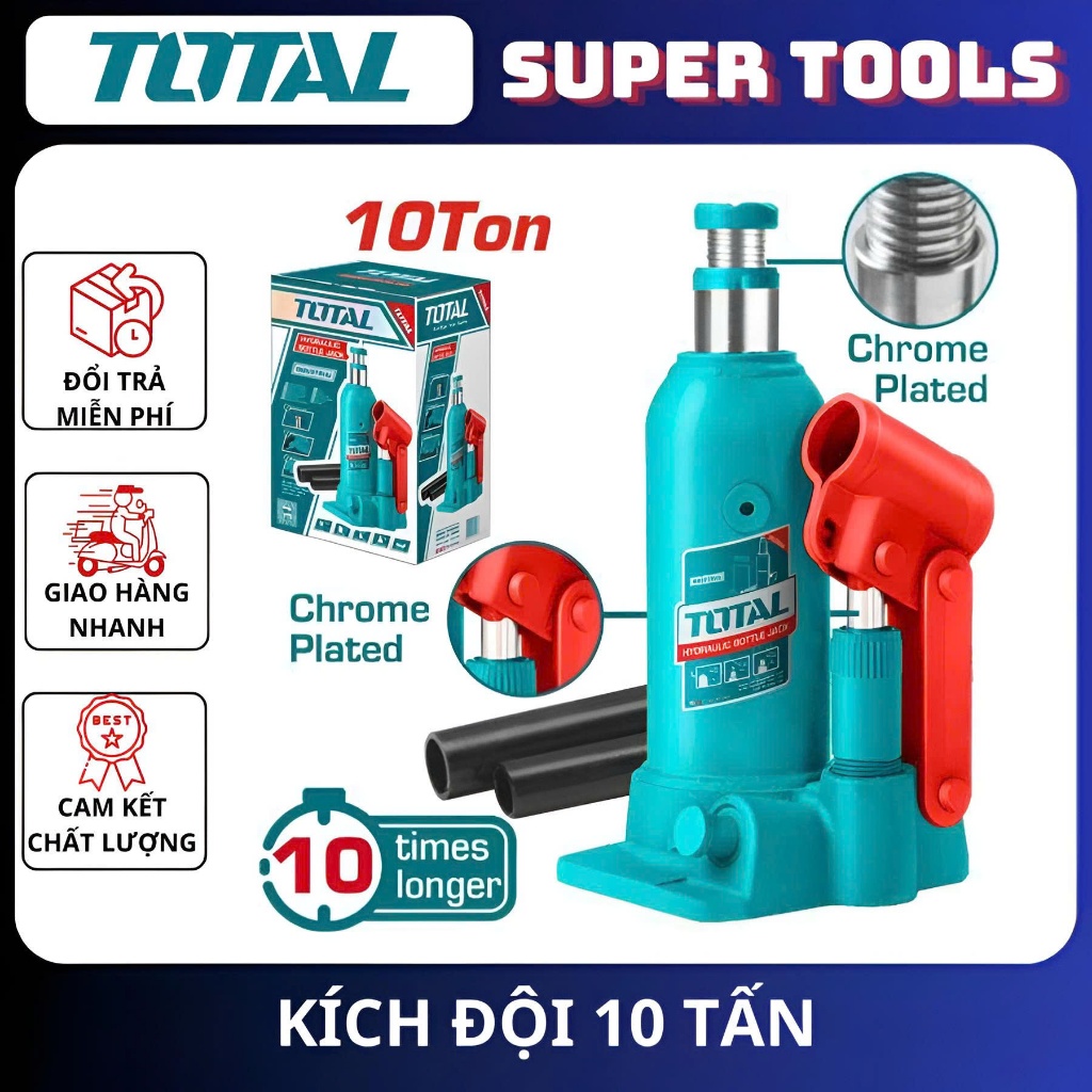 TOTAL Đội 10 tấn THT109102 / THT109104 <HÀNG CHÍNH HÃNG>