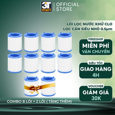 LÕI LỌC KHỬ CLO DƯ trong nguồn nước máy C'mon Vietnam LLC-01