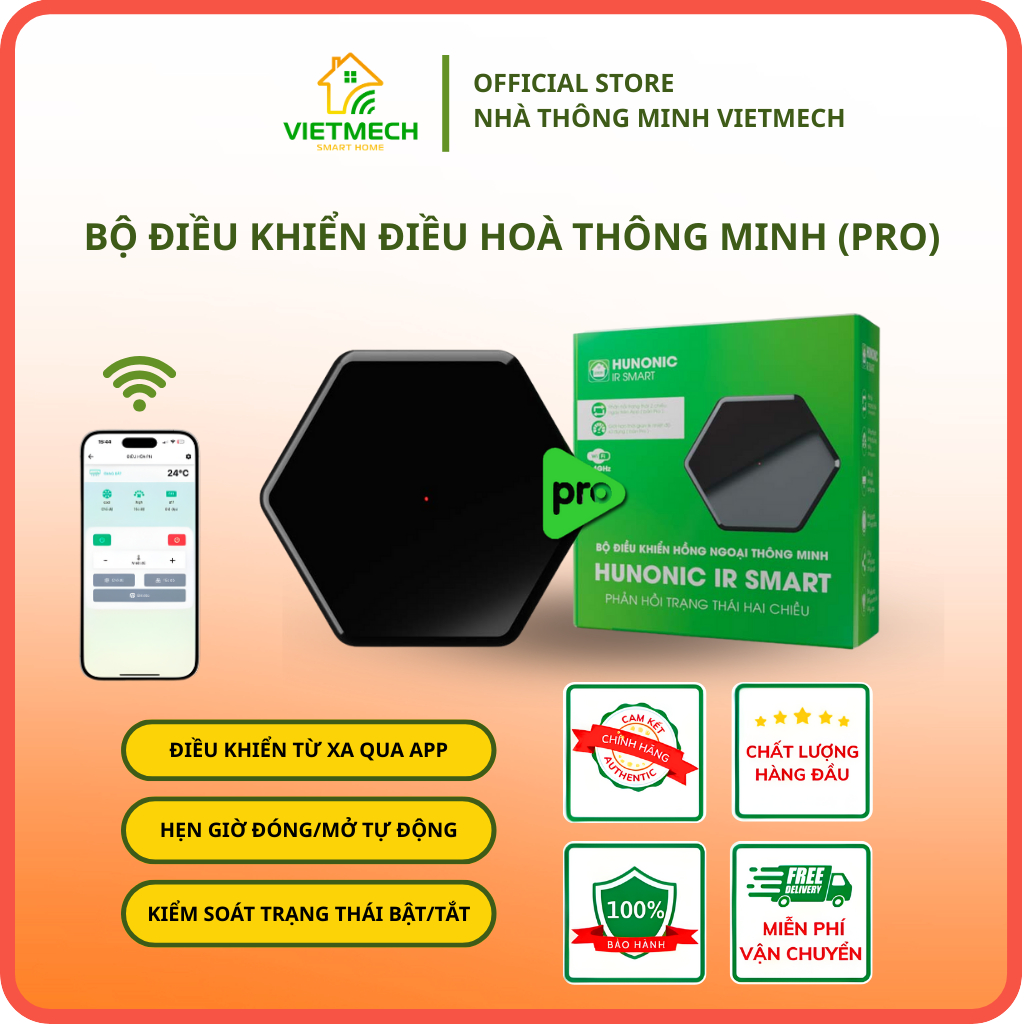 Bản Pro Có Phản Hồi 2 Chiều | Điều Khiển Hồng Ngoại Thông Minh IR Smart Pro - Điều Khiển Từ Xa