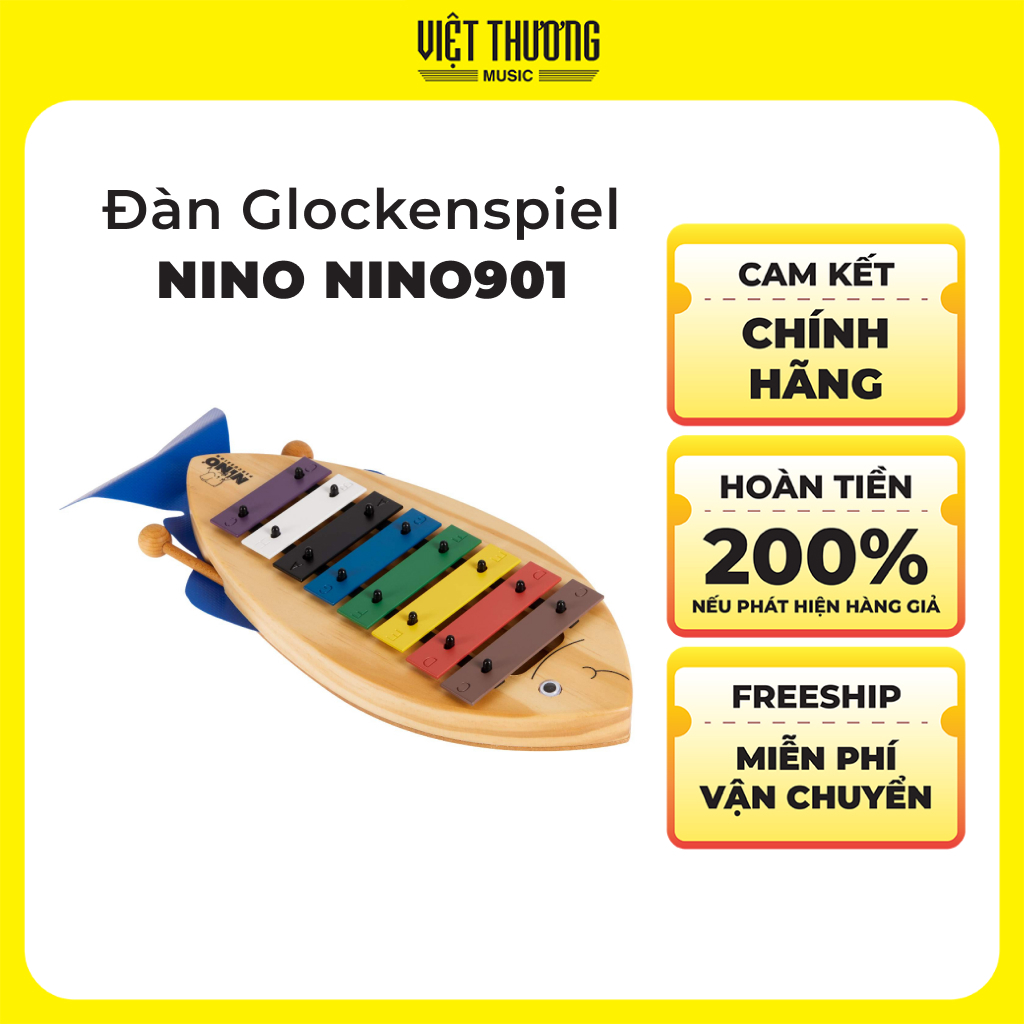 Đàn Glockenspiel Thân Gỗ Nino NINO901
