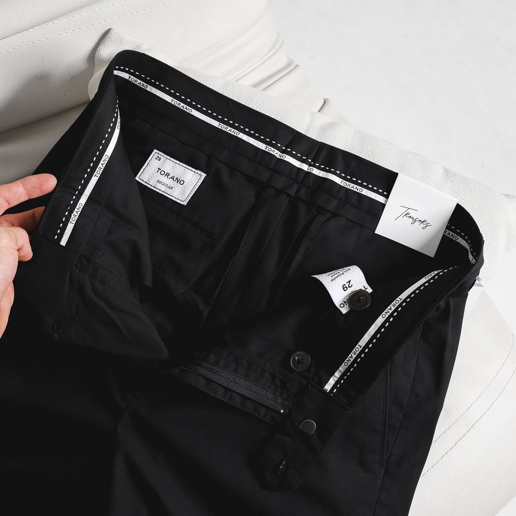 Quần âu REGULAR TROUSER TORANO regularfit trơn phom regular fit vừa vặn, tôn dáng tự nhiên GABT004 | BigBuy360 - bigbuy360.vn