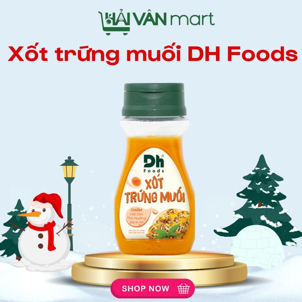 DH FOODS Xốt trứng muối Dh Foods gia vị chấm hải sản, thịt nướng, bánh mì, snack, khoai tây chiên lọ
