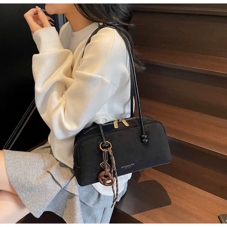Túi xách tay nữ, túi đeo vai form mềm dáng bầu, thiết kế tối giản phong cách công sở dễ phối đồ Đăng Túi DK435 | BigBuy360 - bigbuy360.vn