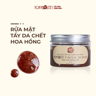  Rửa mặt tẩy da chết hoa hồng Karose Face Scrub 100g 