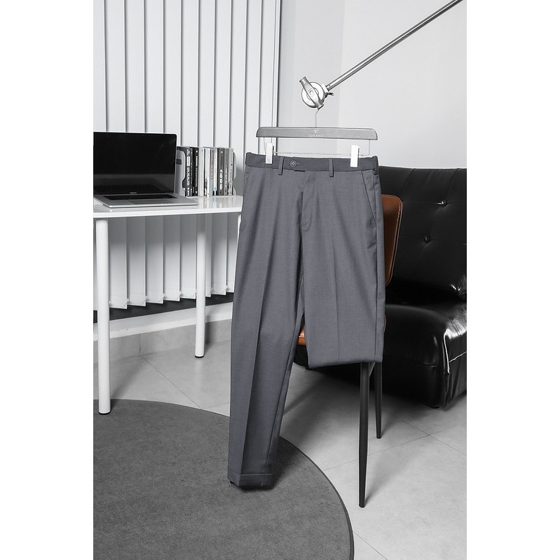Quần âu nam SMART TROUSERS TORANO slimfit trơn cạp chun túi chéo thêu logo GABT892 | BigBuy360 - bigbuy360.vn