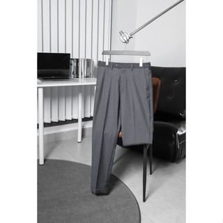  Quần âu nam SMART TROUSERS TORANO slimfit trơn cạp chun túi chéo thêu logo GABT892 