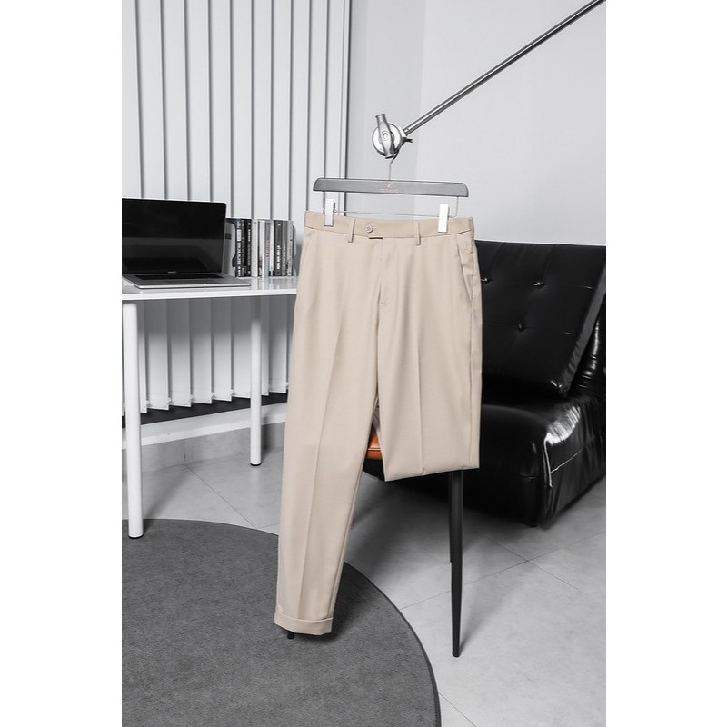 Quần âu nam SMART TROUSERS TORANO slimfit trơn cạp chun túi chéo thêu logo GABT892 | BigBuy360 - bigbuy360.vn