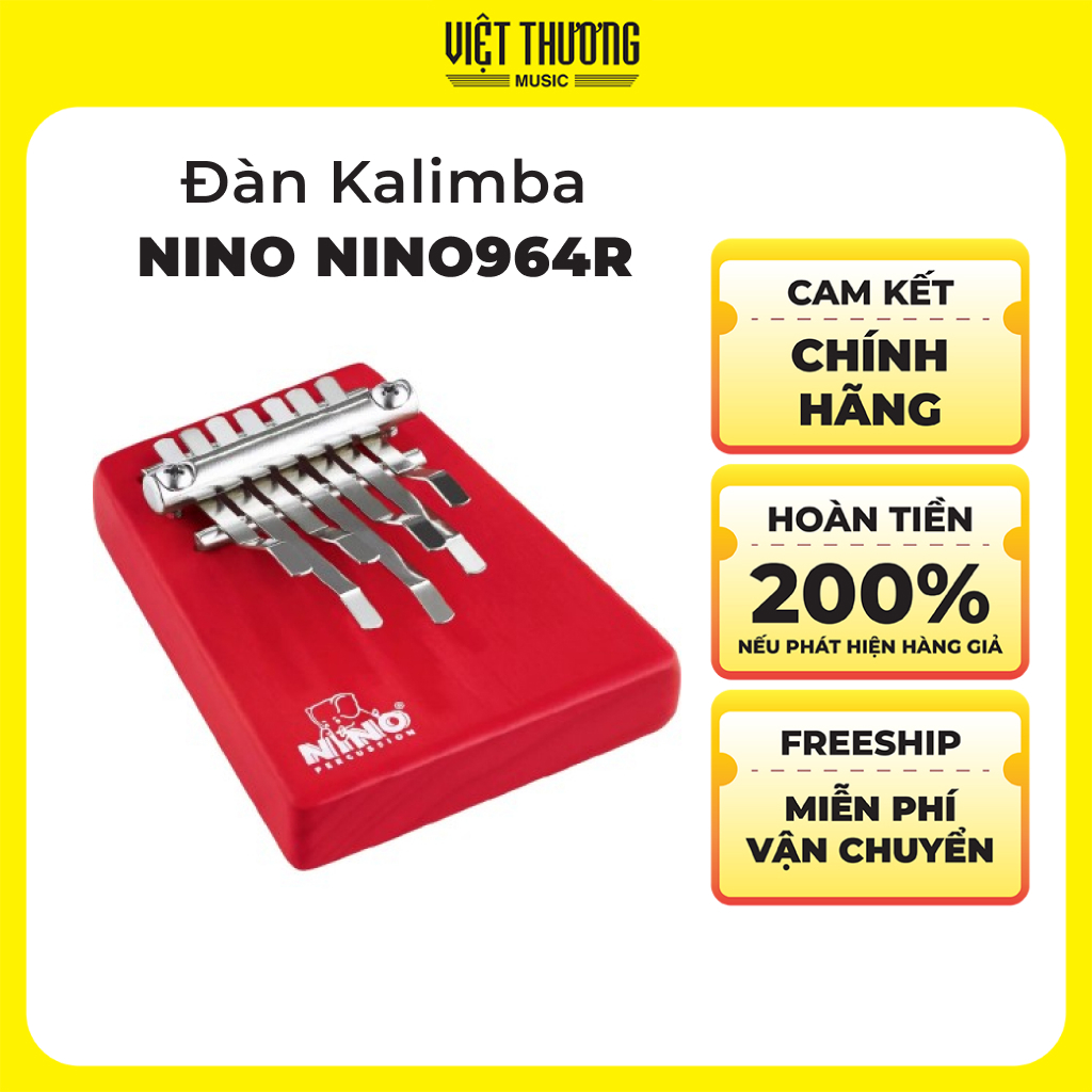 Đàn Kalimba Nhỏ Màu Đỏ Nino NINO964R
