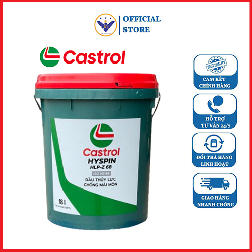 Dầu nhớt thủy lực Castrol Hyspin AWS 68- dung tích 18L