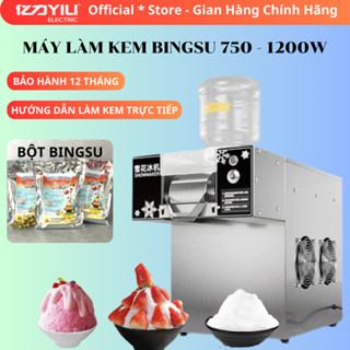 [MIỄN SHIP] Máy làm kem tuyết Snowmaker, máy làm kem tươi Bingsu đá bào cao cấp, Làm lạnh nhanh sau 20 giây. BH 12T