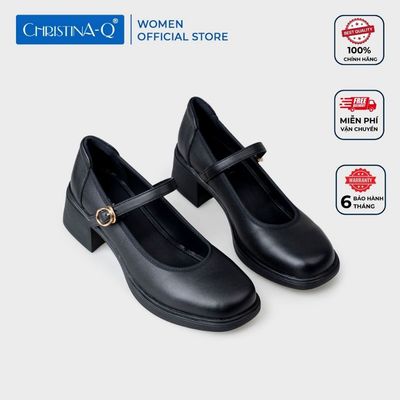 Giày Búp Bê Nữ Mũi Vuông CHRISTINA-Q GBB208I