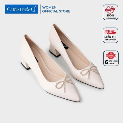 Giày Nữ Cao Gót Bít Mũi Nhọn CHRISTINA-Q GBN425H