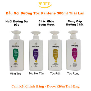  Dầu Gội Dưỡng Tóc Suôn Mềm Pantene Thái Lan 380ml 