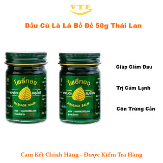  Combo 2 Hũ Dầu Cù Là Lá Bồ Đề Massage Balm 50gr Thái Lan 