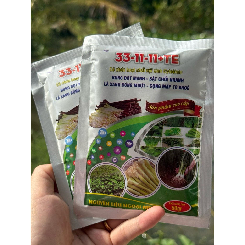 Phân bón 33-11-11 + TE