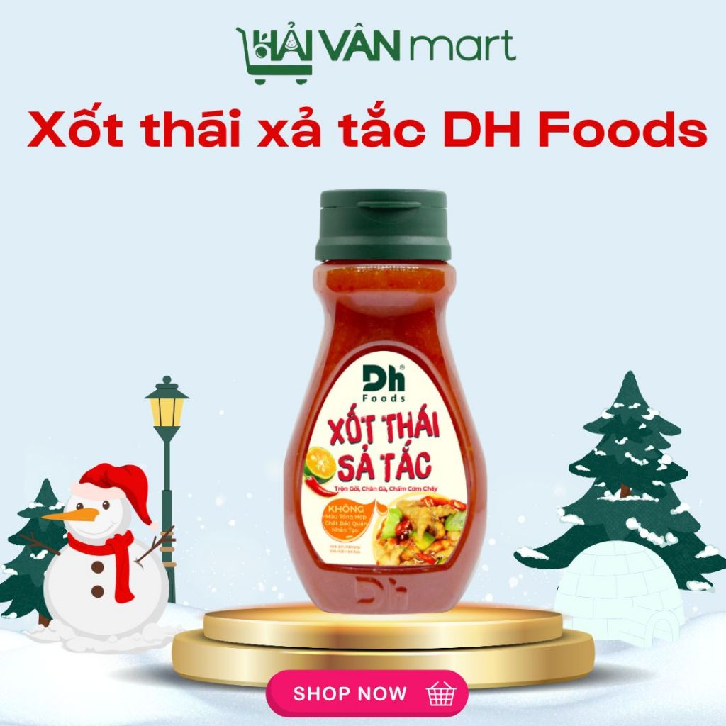 DH FOODS Xốt Thái Sả Tắc 200gr Sốt Thái Trộn Chân Gà, Chân Gà Sốt Thái Chua Cay, Sốt Thái Ngon Chuẩn
