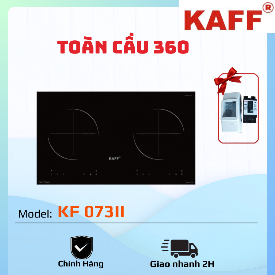 KF- 073II/ BẾP TỪ KAFF/ Made in Malaysia/ Công nghệ biến tần INVERTER tiết kiệm 40% điện năng