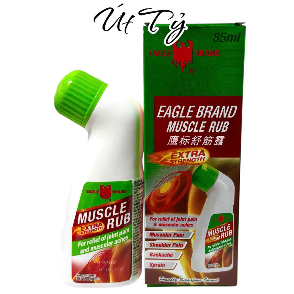 DẦU XOA BÓP CON Ó DẠNG LĂN - EAGLE BRAND MUSCLE RUB 85ML