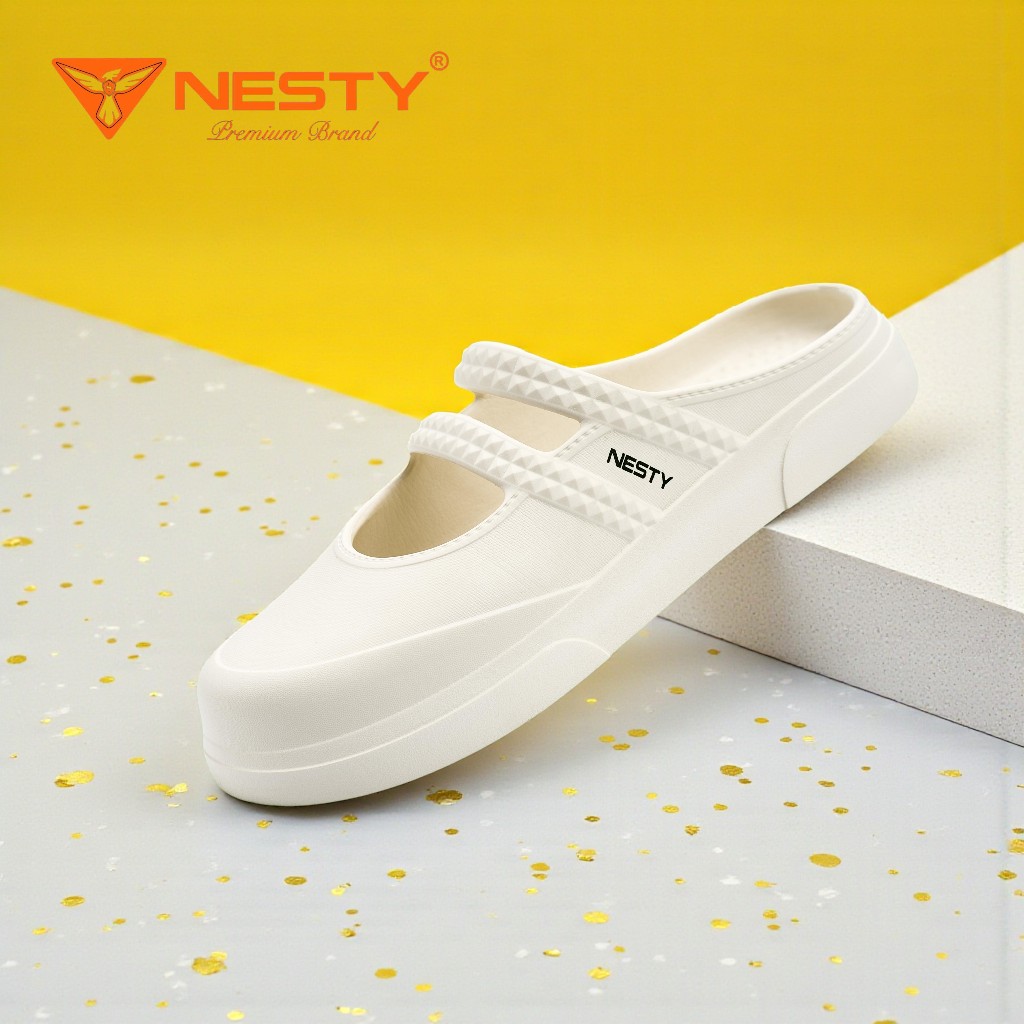 [NE11] Dép Sục Búp Bê Nữ NESTY Đế Bằng Cao 2cm - Chống trơn trượt, Siêu Nhẹ, Êm Chân, Công Sở/Dạo Phố/Đi Chơi/Làm