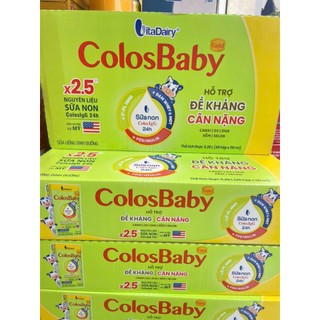 Thùng 48 hộp sữa bột pha sẵn colosbaby gold 110ml