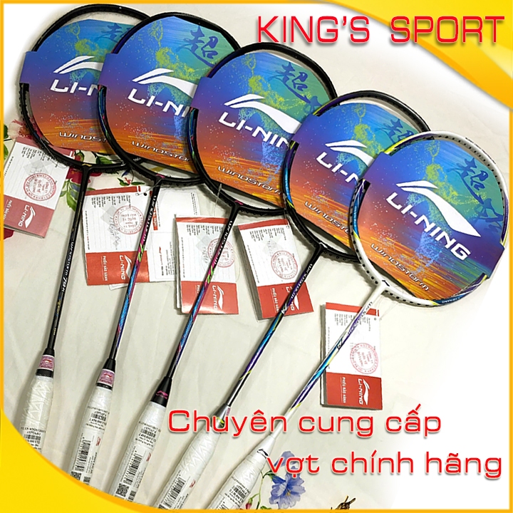 Vợt Cầu Lông Li-Ning Windstorm 72/74/79H Chính Hãng | Siêu Nhẹ | Phản Tạt Nhanh | Đánh Đôi Cầu Lưới 