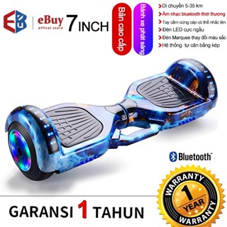  Xe cân bằng Bluetooth 2 bánh thông minh 7 inch Phát nhạc+Pin lâu+Đèn LED siêu ngầu 