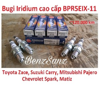   BH 12 tháng   BPR5EIX-11  Bugi NGK Iridium cao cấp dùng cho Toyota Zace Suzuki Carry Pjero Matiz Spark 