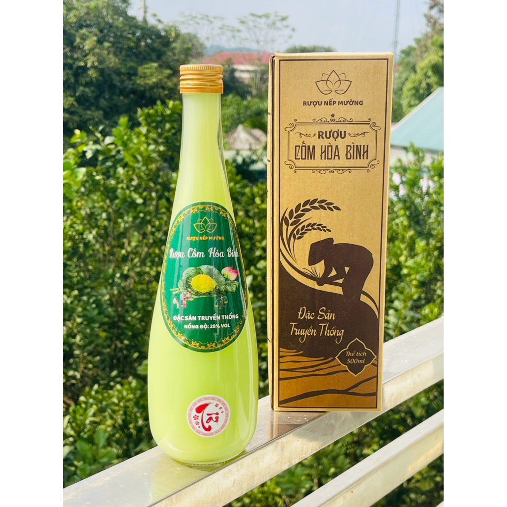 set quà tặng tết, r cốm đặc sản quê hương, dung tích 500ml hương vị quê hương hàng loại 1 ủ tự nhiên