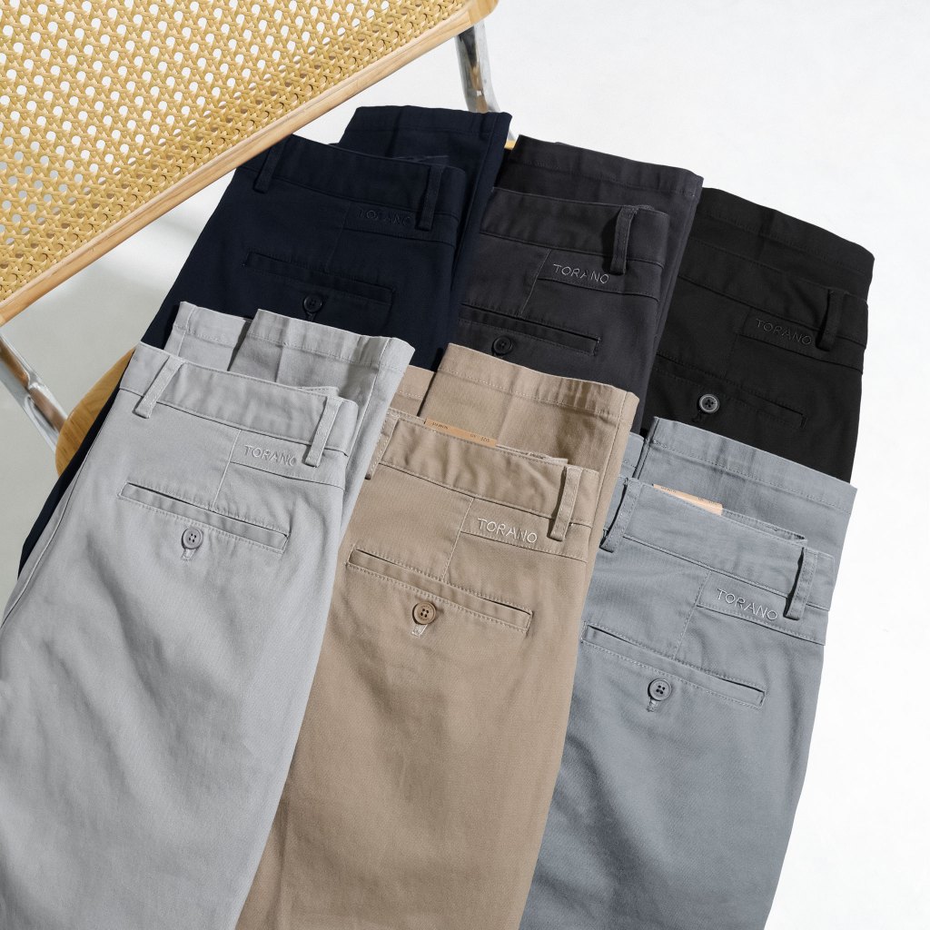 Quần Kaki Nam PREMIUM CHINOS Torano Chất Vải Không Nhăn, Không Phai Màu GABK021 | BigBuy360 - bigbuy360.vn