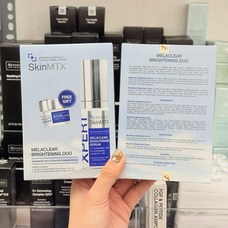 (ĐMN) Skinmtx - Set quà Serum Skinmtx Melaclear Brightening 30ml tặng kèm hũ kem Mela 10ml