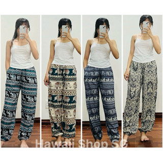   Bigsize 85kg ống bo chân  Quần dài thổ cẩm con voi nam nữ  quần alibaba quần dài ống bo gấu. Bigsize nam nữ 