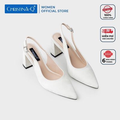 Giày Nữ Cao Gót Bít Mũi Nhọn CHRISTINA-Q GBN435H