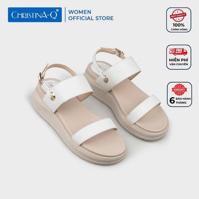 Giày Sandals Nữ Đế Xuồng CHRISTINA-Q XDX163G