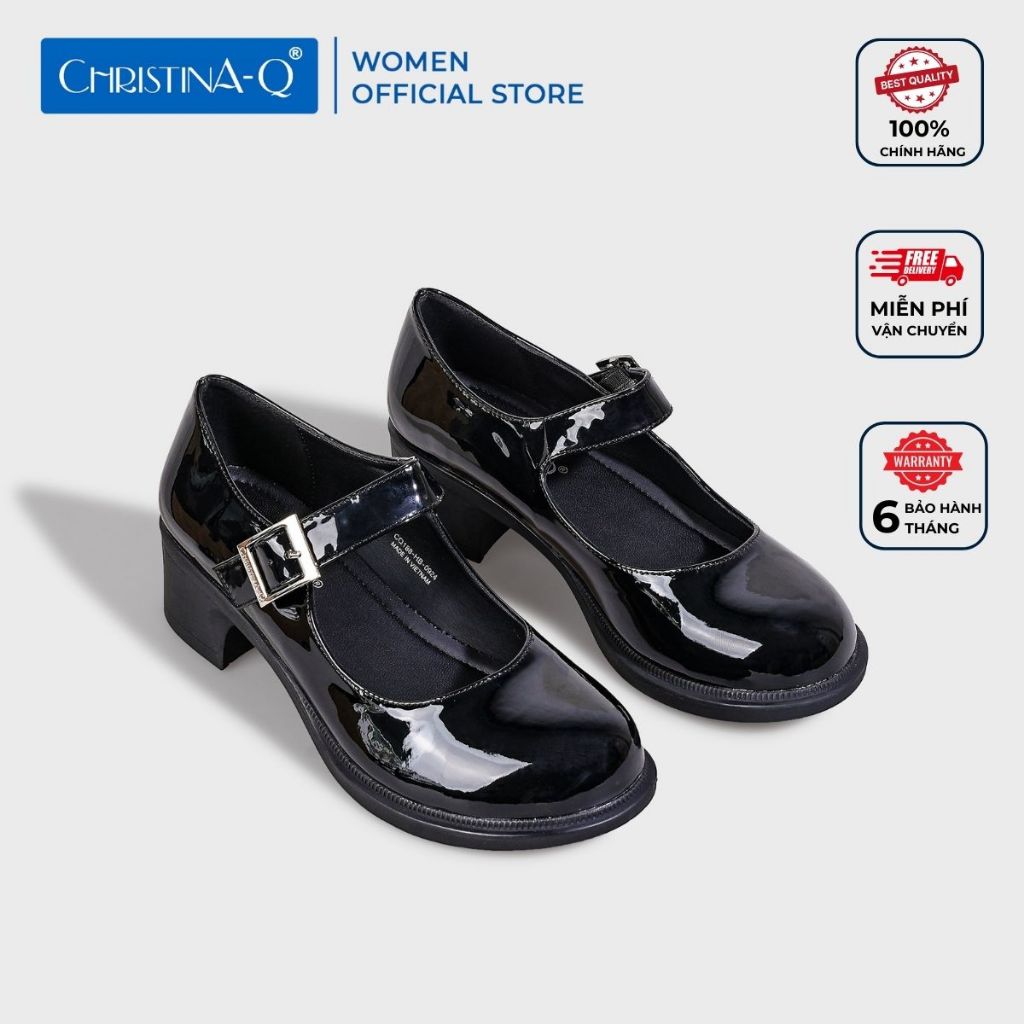 Giày Búp Bê Nữ Mũi Tròn CHRISTINA-Q GBB188F