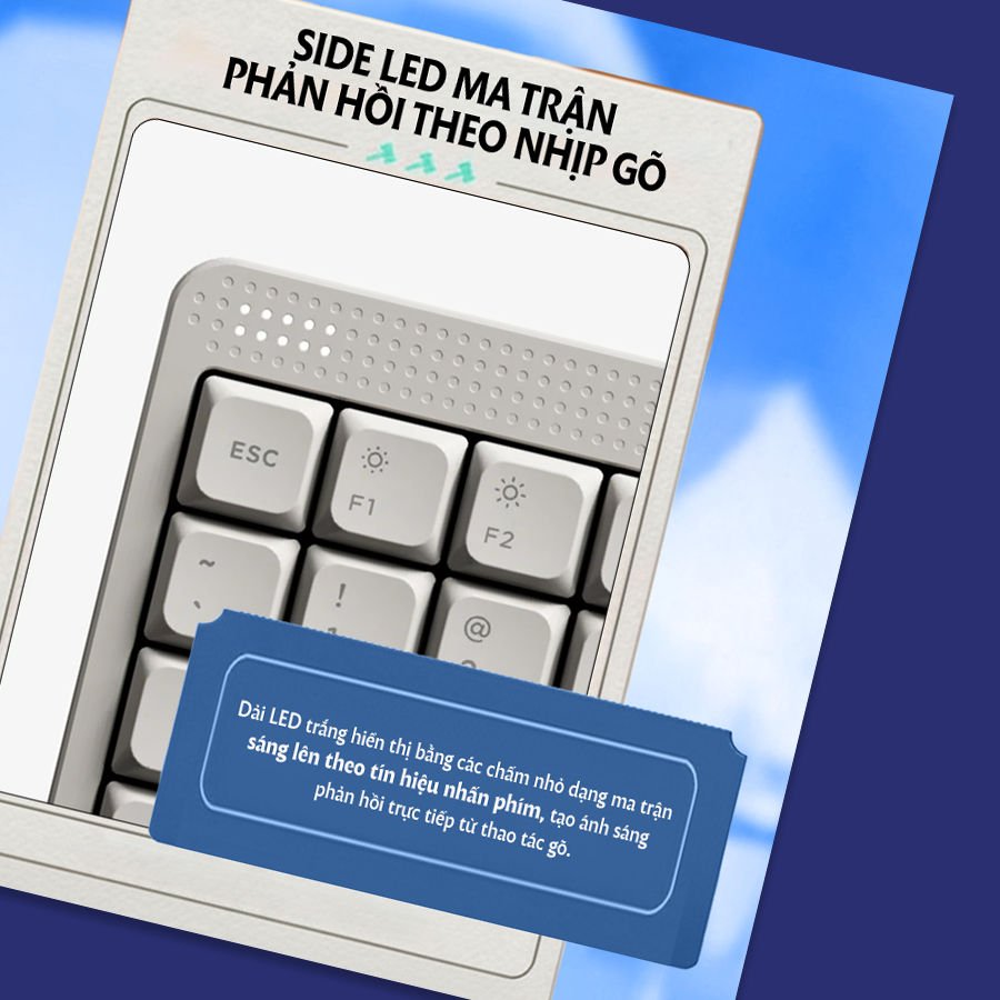 [Chính hãng] Bàn phím cơ Nuphy Node100 - Bàn phím không dây led RGB, 3 mode kết nối, Vuốt cảm ứng chỉnh âm lượng | BigBuy360 - bigbuy360.vn