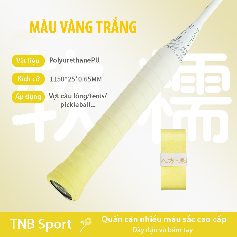 Quấn cán cầu lông TNB loang màu - Quấn cán mềm mại, Đẹp, cầm chắc tay thấm mồ hôi cho các anh em lông thủ, picklebal...