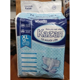 Sỉ 1 thùng (10 gói) tã dán người lớn Phú Đạt /Kazan Size M/L(vòng hông 68-122cm)100 miếng