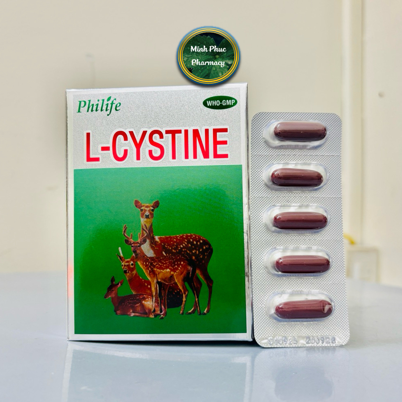 Viên uống đẹp da, dày tóc L-Cystine chính hãng