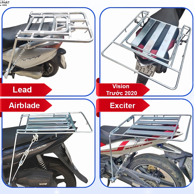 Baga Chở Hàng Airblade Lead Winner Exciter Vision Trước 2020 Ex 150 135 2011 5s AB Winer X 3 ga Cho 