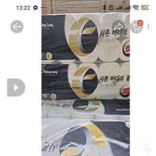 1Lốc 10 Cuộn Giấy Đa Năng Hoàng Long  (không lõi)